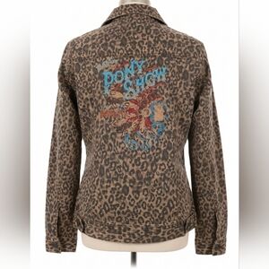 Cowgirl Tuff Leopard Print Jacket